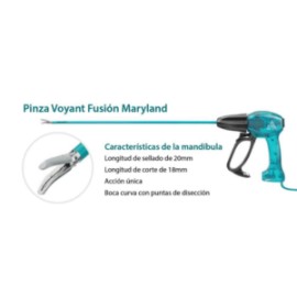 Pinza Voyant Gen2 Maryland Fusion, 37 cm, Mango Sellador y Divisor